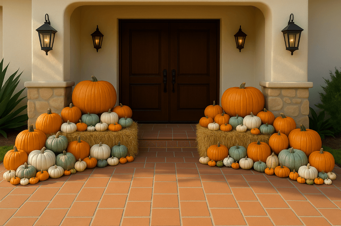 Saratoga Jack of All Lanterns with Hay